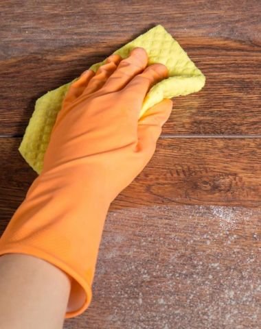cleaning construction dust